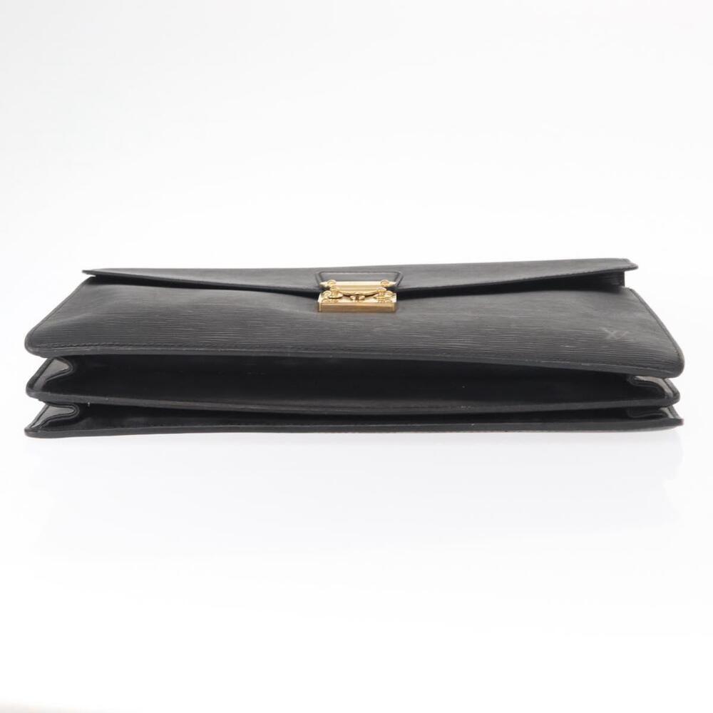 LOUIS VUITTON Epi Serviette Conseiller Business Bag Black M54422 LV Auth BA8581 - Picture 5 of 16